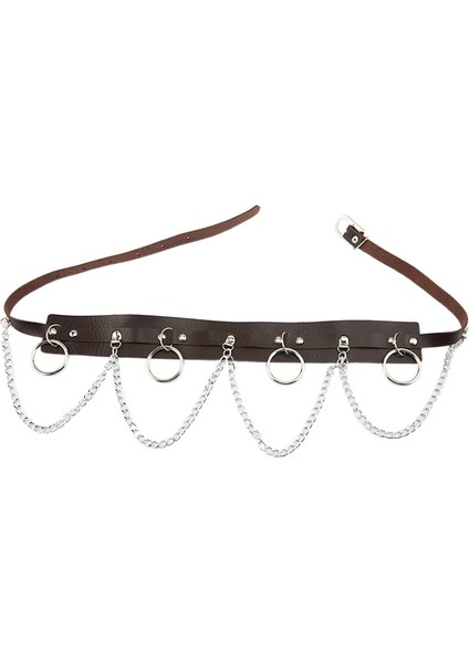 Lookloland Koyu Zincir Punk Kemer Kadın Hip-Hop Gotik Tarzı Tüm Maç Moda Eşleşen Elbise Jk Ceket Dekoratif Kuşak (Yurt Dışından) fiyatları