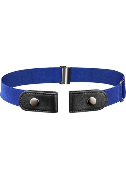 Evrensel 1 Inç Hiçbir Toka Streç Elastik Bel Tokasız Kemerler Jean Pantolon Elbiseler Kadın Erkek Kemer (Yurt Dışından)