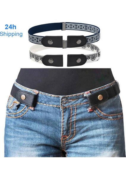 Evrensel 1 Inç Hiçbir Toka Streç Elastik Bel Tokasız Kemerler Jean Pantolon Elbiseler Kadın Erkek Kemer (Yurt Dışından) modelleri