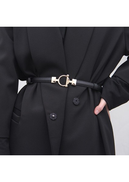 Kadın Moda Ince Kemer Metal Basit Kanca Toka Bel Kayışı Ayarlanabilir Kemer Pantolon Kazak Elbise Dekorasyon Kemer (Yurt Dışından) fiyatları
