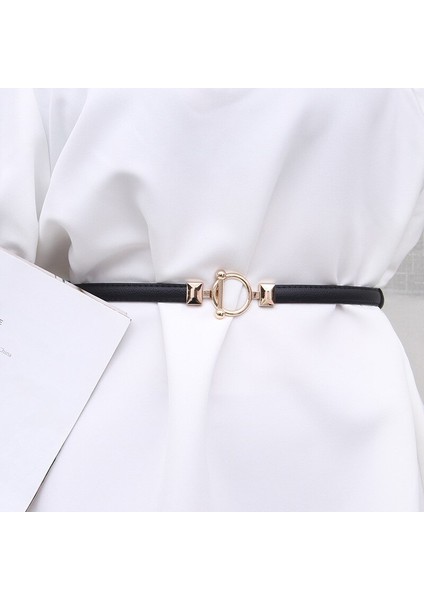Kadın Moda Ince Kemer Metal Basit Kanca Toka Bel Kayışı Ayarlanabilir Kemer Pantolon Kazak Elbise Dekorasyon Kemer (Yurt Dışından) fırsatları