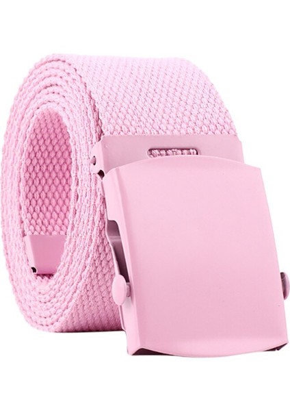 Trendy Moda Kemerler Kanvas Rahat Vahşi Dokuma Kemer Kanvas Kemer Erkek ve Kadın Kemerleri Gençlik Öğrenci Metal Olmadan Otomatik Toka (Yurt Dışından) indirimleri