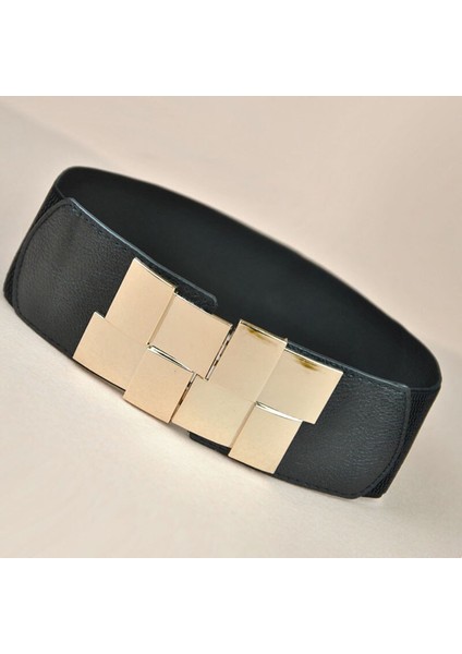 Kadın Geniş Kemer Kemer Çok Renkli Kare Tokalı Elbise Dekoratif Kemer Kadın Ince Elastik Kemer Yenı (Yurt Dışından) indirimleri