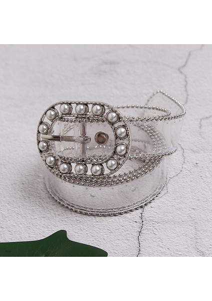 Kot Temizle Kemer Bayanlar Bel Kemerleri Kadınlar Için Şeffaf Beyaz Inci Kemer Tasarımcısı Cinturon Mujer Pvc Plastik Kemer (Yurt Dışından) fiyatları