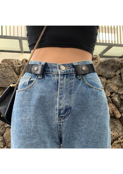 Lookloland Kadınlar Için Kemerler Tokasız Bel Kot Pantolon Hiçbir Toka Streç Elastik Bel Kemeri Erkekler Için Görünmez Kemer Dropshipping (Yurt Dışından)