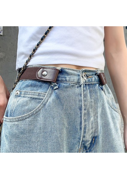 Lookloland Kadınlar Için Kemerler Tokasız Bel Kot Pantolon Hiçbir Toka Streç Elastik Bel Kemeri Erkekler Için Görünmez Kemer Dropshipping (Yurt Dışından) indirimleri