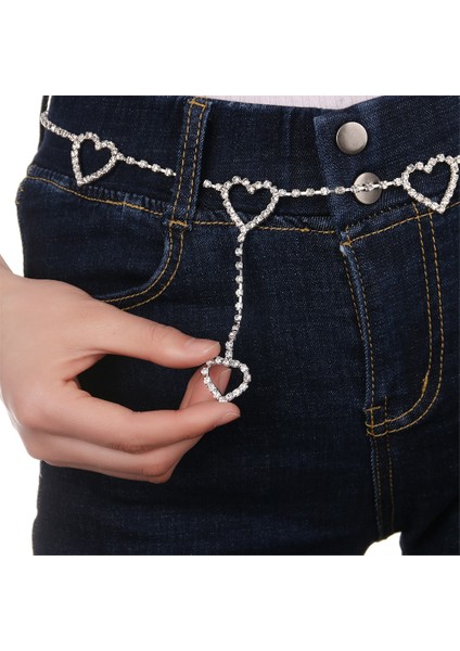 Lookloland 2020 Kalpten Kalbe Kemerler Trendy Yeni 90'lar Vintage Flaş Matkap Kalp Bel Zinciri Sevimli Bling Bling Gece Kulübü Disko Kemer Taklidi (Yurt Dışından) indirimleri