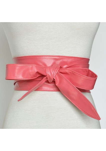 Papyon Kemer Bel Kuşak Kadın Dantel Up Kemer Yeni Ilmek Kemerler Daha Uzun Geniş Bağlama Kemer Bağları Yay Bayan Elbise (Yurt Dışından) fiyatları