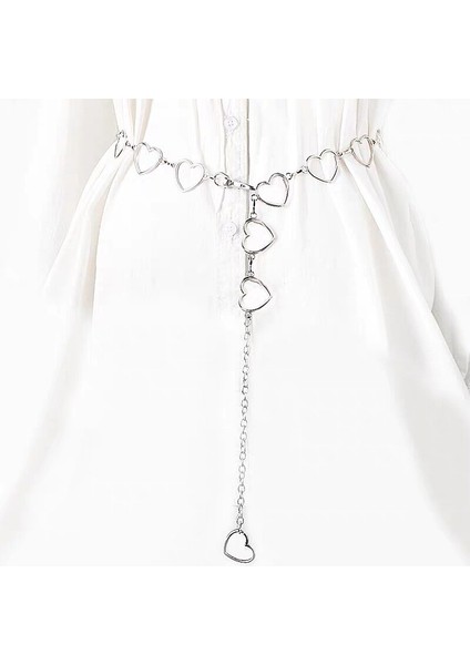 Moda Hip Hop Punk Kemer Kadınlar Için Metal Kalp Kalp Hollow Dekorasyon Kadın Bel Zinciri Tasarımcı Kemerler Kadınlar Yüksek Kalite (Yurt Dışından) modelleri