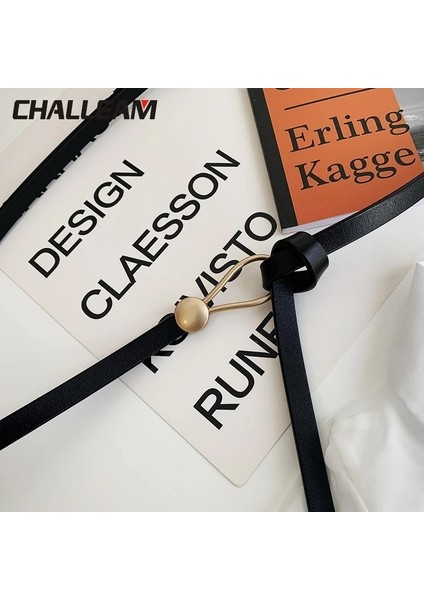 Kemer Kadın Ince Düğümlü Inek Derisi Moda Eşleşen Elbise Kore Tarzı Basit Tüm Maç Ceket Kazak Kemer Tasarımcısı Kemer X251 (Yurt Dışından) indirimleri