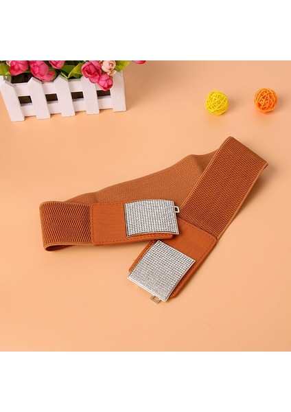 2022 Moda Taklidi Toka Bayanlar Elastik Geniş Bel Kadınlar Için Yeni Dekoratif Kemerler Tasarımcı Kemer Lüks Beyaz Kırmızı Siyah (Yurt Dışından) fırsatları