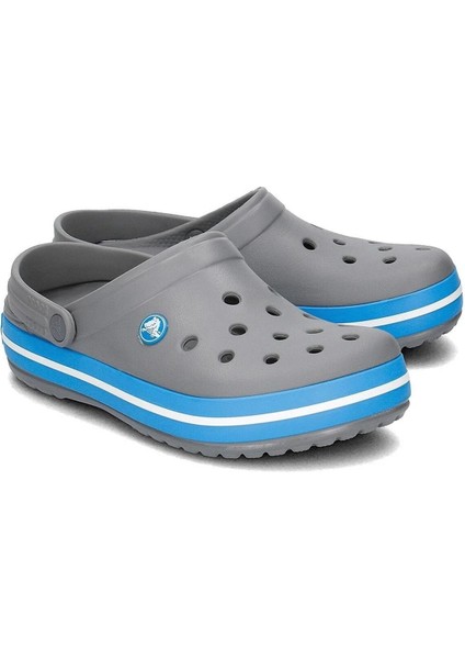 Crocband 11016-07W Unisex GRİ - MAVİ Sandalet&Terlik