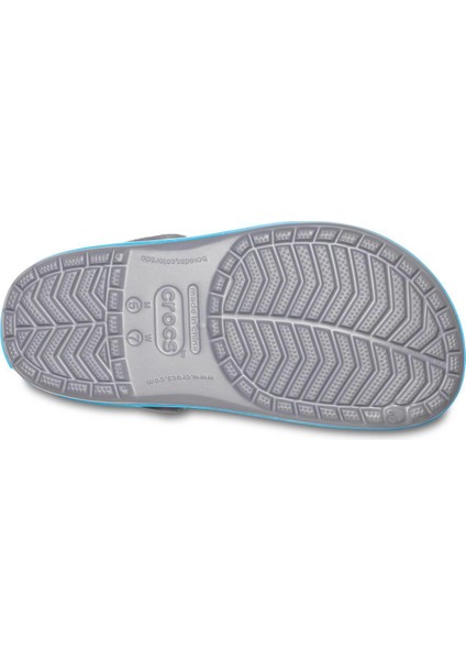 Crocband 11016-07W Unisex GRİ - MAVİ Sandalet&Terlik