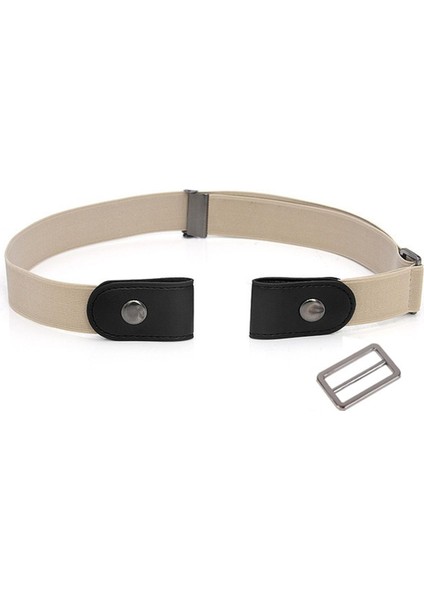 Kadın Kemer Mavi Elastik Kemer Toka Olmadan Kadınlar/erkekler Için Çiçekler Ayarlanabilir Streç Bant Kot Aksesuarları Ceinture Femme (Yurt Dışından)