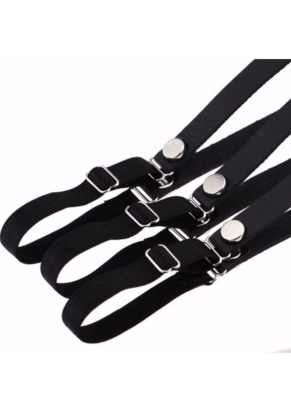 Moda Cosplay Askı Kemer Kız Harajuku Punk Gotik Jartiyer Bahis Kadın Elastik Perçinler Uyluk Bacak Halkası Jartiyer (Yurt Dışından) fırsatları