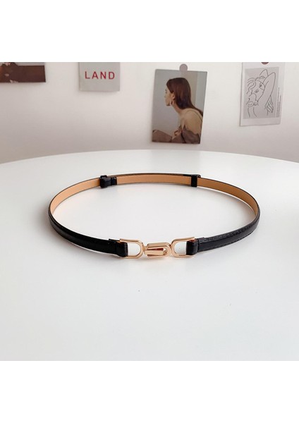 Kadın Moda Pu Kemer Yumuşak Giysiler Bel Kemeri Ince Lüks Kemer Kemer Dekorasyon Etek Ceket Kazak Kemer 304 (Yurt Dışından)