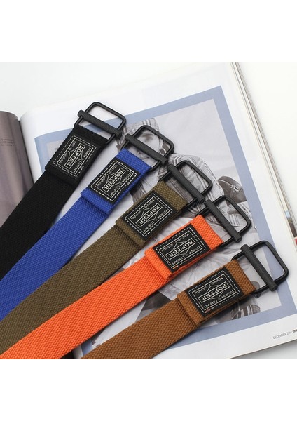 Harajuku Kanvas Kemer Erkekler Kadınlar Için Beyefendi Kot Pantolon Dekoratif Kemer Dokuma Bel Kemerleri Uzun Punk Gençlik Kemer (Yurt Dışından) modelleri