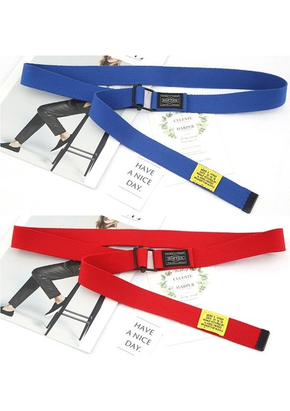 Harajuku Kanvas Kemer Erkekler Kadınlar Için Beyefendi Kot Pantolon Dekoratif Kemer Dokuma Bel Kemerleri Uzun Punk Gençlik Kemer (Yurt Dışından) indirimleri