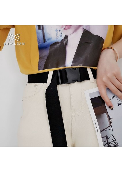 120 cm Şeker Renkler Kadın Erkek Kanvas Kemer Plastik Toka Taktik Uzun Kırmızı Siyah Sapanlar Unisex Rahat Erkek Kız Kot Kemerler 148 (Yurt Dışından) modelleri