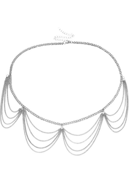 Yeni Bel Kemerleri Kadınlar Için Kemerler Için Artı Boyutu Elbiseler Için Kemer Zinciri Dekoratif Kemer Vücut Uzun Püskül Bel Zincir Kemer (Yurt Dışından) fırsatları