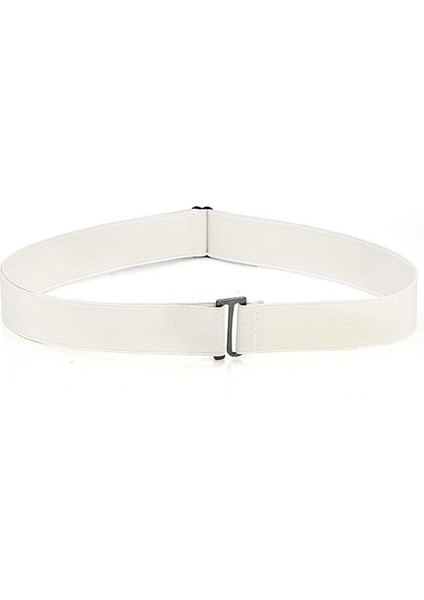 Sıcak Satış Ayarlanabilir Boyutu Düz Toka Kemer Kadın Görünmez Kemer Tokası Elastik Kemer Kadın Erkek Ince Kot No Show Kemerler (Yurt Dışından)