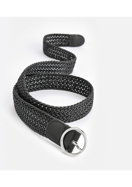 Yeni Şeker Renk Kadın Yuvarlak Tokalı Kemer Retro Örgü Dekoratif Kot Kemer Bayanlar Moda Tasarımcısı Bel Kemeri (Yurt Dışından) fırsatları