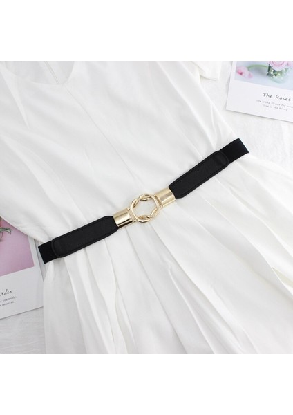 Yeni Moda Kadın Elastik Ince Bel Mühür Kadınlar Için Kırmızı Kemerler ve Küçük Beyaz Kemerler ile Süslenmiş Elbiseler (Yurt Dışından) modelleri