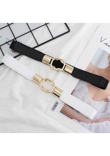 Yeni Moda Kadın Elastik Ince Bel Mühür Kadınlar Için Kırmızı Kemerler ve Küçük Beyaz Kemerler ile Süslenmiş Elbiseler (Yurt Dışından) fırsatları