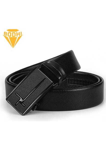Bodhı Erkek Iş Kemeri Otomatik Toka Kolay Ayar Resmi Bel Kemeri (Yurt Dışından)