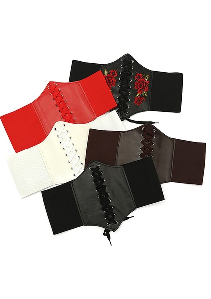 Loveshopping* Trend Kadın Vücut Şekillendirici Toka Geniş Kemer Bel Kemeri Underbust Korse Kemer (Yurt Dışından) fiyatları