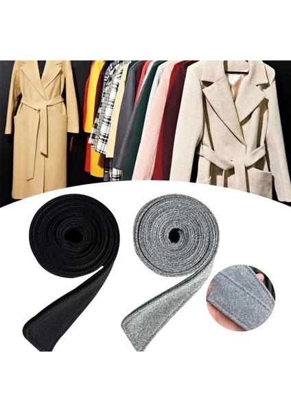 Lookloland Yün Kuşak Trençkot Palto Ceket Unisex Kravat Suni Yün Kemer Bayan Dekoratif Geniş Çift Taraflı Kemer Aksesuarları (Yurt Dışından) indirimleri