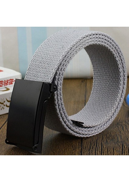 Lookloland Erkekler Kadın Kemerler Askeri Naylon Ayarlanabilir Kemer Erkekler Açık Seyahat Taktik Bel Kemeri Metal Toka ile Pantolon Için 120 cm (Yurt Dışından)