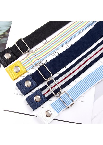 Tokasız Elastik Görünmez Kemer Kadınlar Için Artı Boyutu Yüksek Kaliteli Toka Olmadan Kot Kolay Kemerler Erkekler Hiçbir Sorunsuz Tasarımcı Kemer (Yurt Dışından)