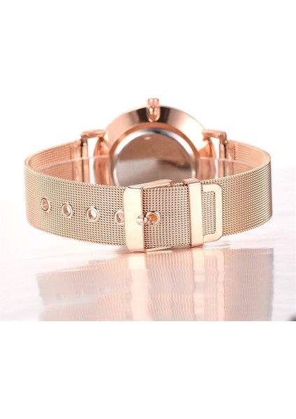 Kadın Saati Gül Altın Kadın Saati 2020 Kadın Örgü Kemer Ultra Ince Moda Relojes Para Mujer Lüks Kol Saatleri Reloj Mujer (Yurt Dışından) fiyatları