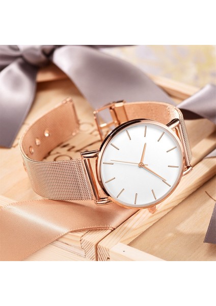 Kadın Saati Gül Altın Kadın Saati 2020 Kadın Örgü Kemer Ultra Ince Moda Relojes Para Mujer Lüks Kol Saatleri Reloj Mujer (Yurt Dışından) modelleri