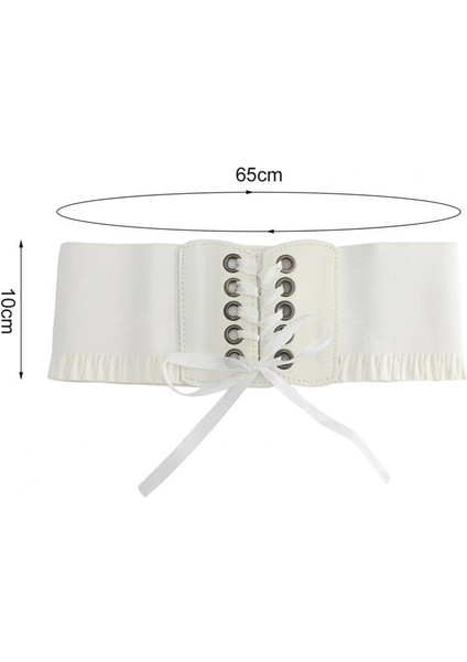 Underbust Korse Kadın Kemerler Şık Bel Bandı Elastik Süper Geniş Bayanlar Düz Renk Dantel Tasarım Retro Корсет Женский Винтаж (Yurt Dışından) indirimleri