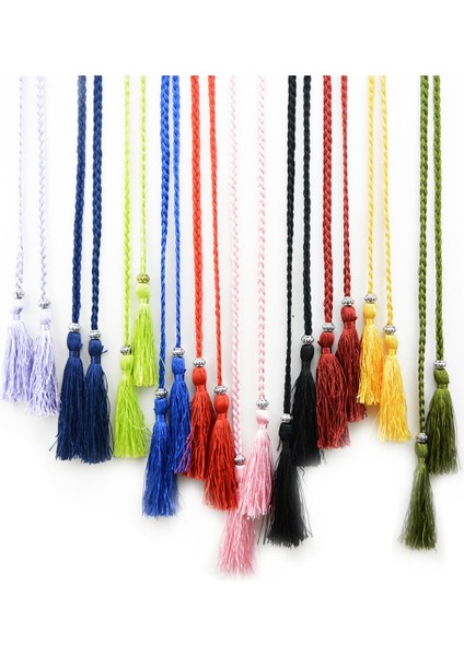 Yeni Kadın Bel Zinciri Düğümlü Bel Zinciri Elbise Yaz Dokuma Bel Halatı Çin Örgülü Tarzı Dokuma Püskül Kemer Düğümü Dekore (Yurt Dışından) fiyatları