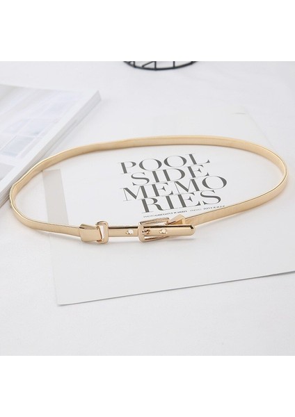 Zarif Kadın Kemer Basit Metal Bahar Ince Zincir Kemer Bayan Elbise Sıska Kemer Dekoratif Elastik Bel Zincir Kuşak (Yurt Dışından) modelleri