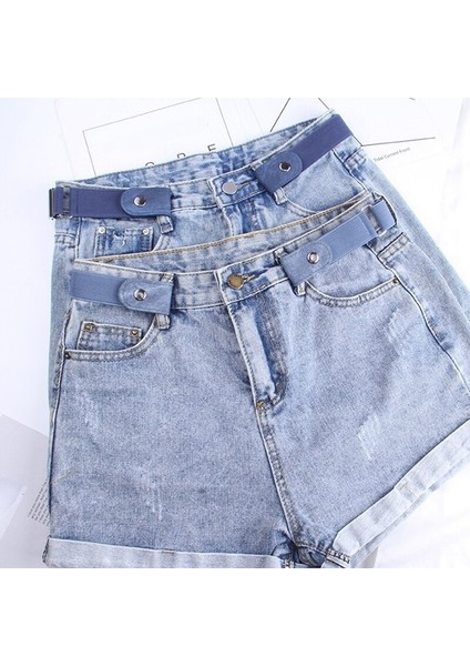 Kadınlar Için Kemerler Tokasız Bel Kot Pantolon Hiçbir Toka Streç Elastik Bel Kemeri Kadınlar Için Görünmez Kemer Dropshipping (Yurt Dışından) indirimleri