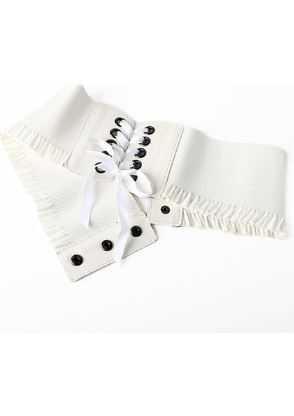 Kadınlar Geniş Korse Kemer Kemer Kadın Elastik Yüksek Bel Bandajlar Kuşak Kemerler Ceket Elbise Feminin Ceinture Kırmızı Korse Kemer (Yurt Dışından)