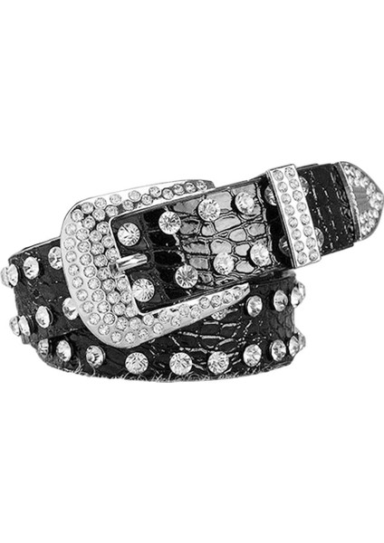 Lookloland Moda Kadın Leopar Taklidi Kakma Yumuşak Suni Deri Kemer Tokası Kemer Cowgirl Bel Kemeri Metal Toka Kemer (Yurt Dışından) fiyatları