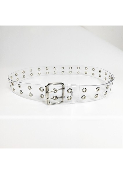 Şeffaf Kemer Kadın Bel Beyaz Kemerler Kadınlar Için Artı Boyutu Pvc Cinturon Mujer Tasarımcı Kot Şeffaf Punk Gotik Kuşak (Yurt Dışından)