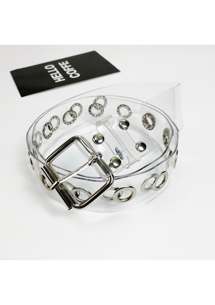 Şeffaf Kemer Kadın Bel Beyaz Kemerler Kadınlar Için Artı Boyutu Pvc Cinturon Mujer Tasarımcı Kot Şeffaf Punk Gotik Kuşak (Yurt Dışından) modelleri