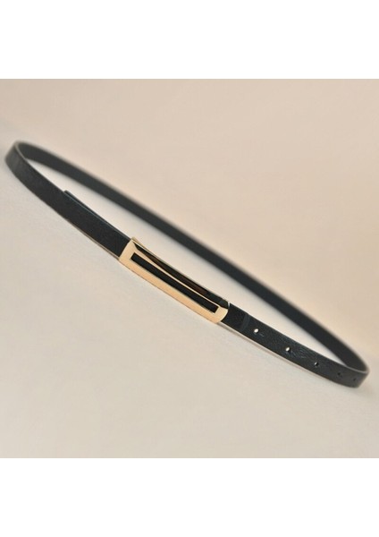 Lüks Metal Toka Ince Kemer Klasik Vahşi Kadın Minimalist Ince Kemer Sapanlar Kemer Giyim Aksesuarları 2019 (Yurt Dışından) modelleri