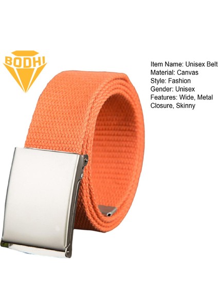 Bodhı Kanvas Kemer Zarif Dayanıklı Metal Toka Örgülü Bel Kemeri (Yurt Dışından) fırsatları