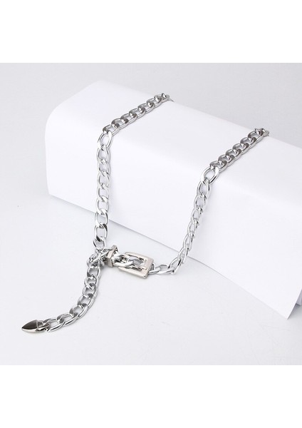 Metal Zincir Kadın Kemer Altın Gümüş Bel Zinciri Elbise Kot Serin Kız Bayan Kemer Aksesuarları Vücut Zinciri (Yurt Dışından) fiyatları