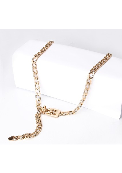 Metal Zincir Kadın Kemer Altın Gümüş Bel Zinciri Elbise Kot Serin Kız Bayan Kemer Aksesuarları Vücut Zinciri (Yurt Dışından) modelleri