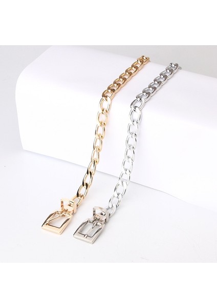 Metal Zincir Kadın Kemer Altın Gümüş Bel Zinciri Elbise Kot Serin Kız Bayan Kemer Aksesuarları Vücut Zinciri (Yurt Dışından) fırsatları