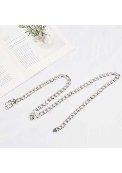 Kadın Moda Kemer Kalça Yüksek Bel Altın Gümüş Bel Zincir Elbise Kot Serin Kızlar Bayan Kemer Aksesuarları Vücut Zinciri Moda (Yurt Dışından)