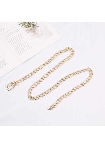 Kadın Moda Kemer Kalça Yüksek Bel Altın Gümüş Bel Zincir Elbise Kot Serin Kızlar Bayan Kemer Aksesuarları Vücut Zinciri Moda (Yurt Dışından) fiyatları